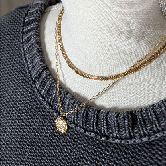 American Eagle Charcoal Cropped Knit Sweater XS 100% Cotton Minimal - Picture 3 of 9